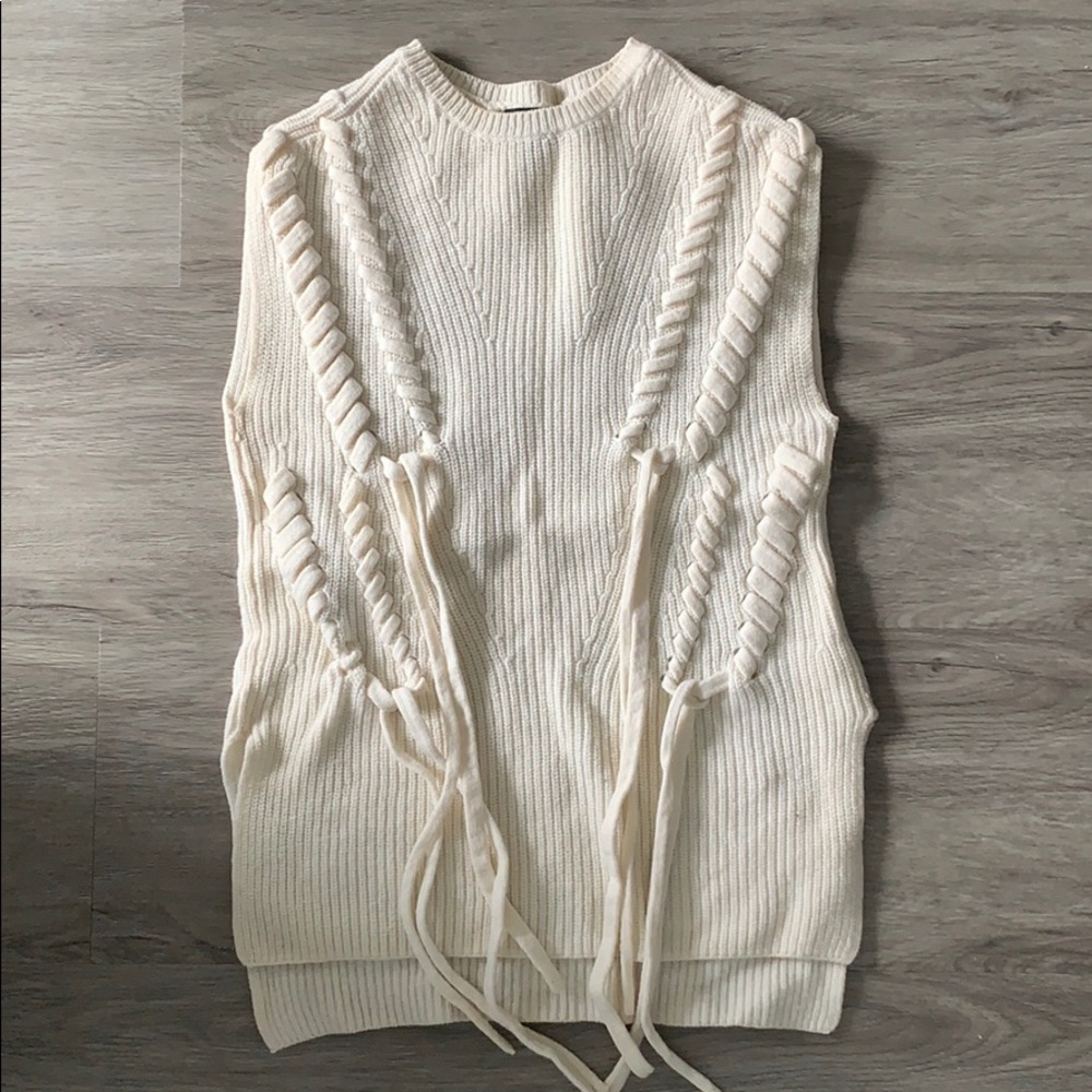Intermix Cream Sweater Tank